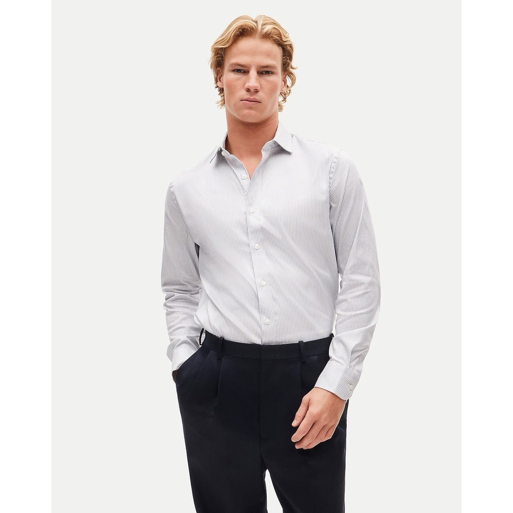 J. CREW Slim Bowery performance stretch dress shirt Stripe Size L $98 NWT CA351